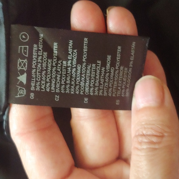 H&M LACE DETAIL SEMI-FORMAL SHEATH DRESS - Picture 5 of 8